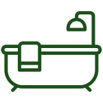 Icono de una tina de baño