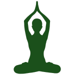 Icono de una mujer haciendo yoga