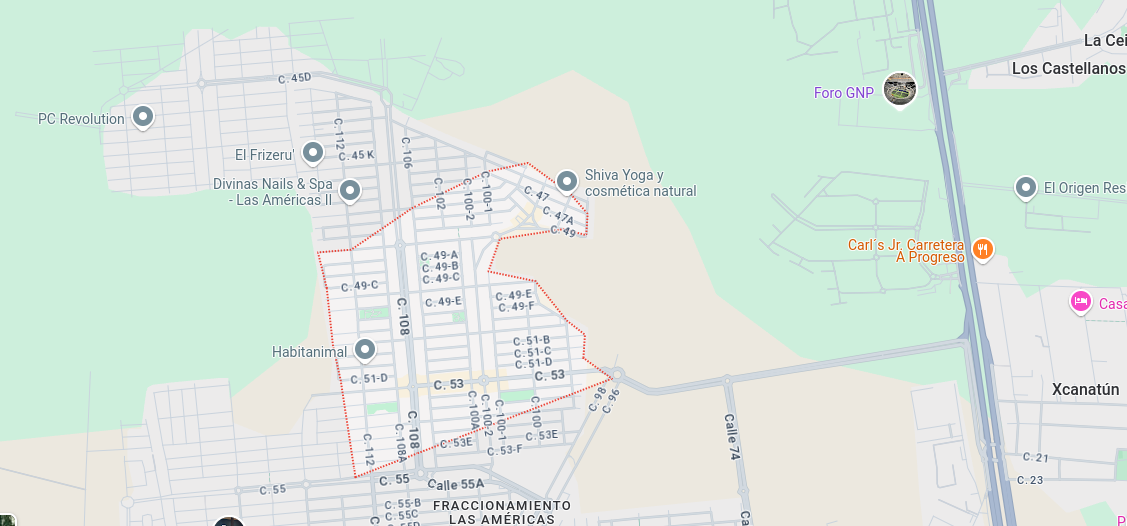 Mapa de la ubicación de Casa Esmeralda