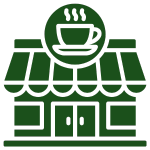 Icono de una cafetería
